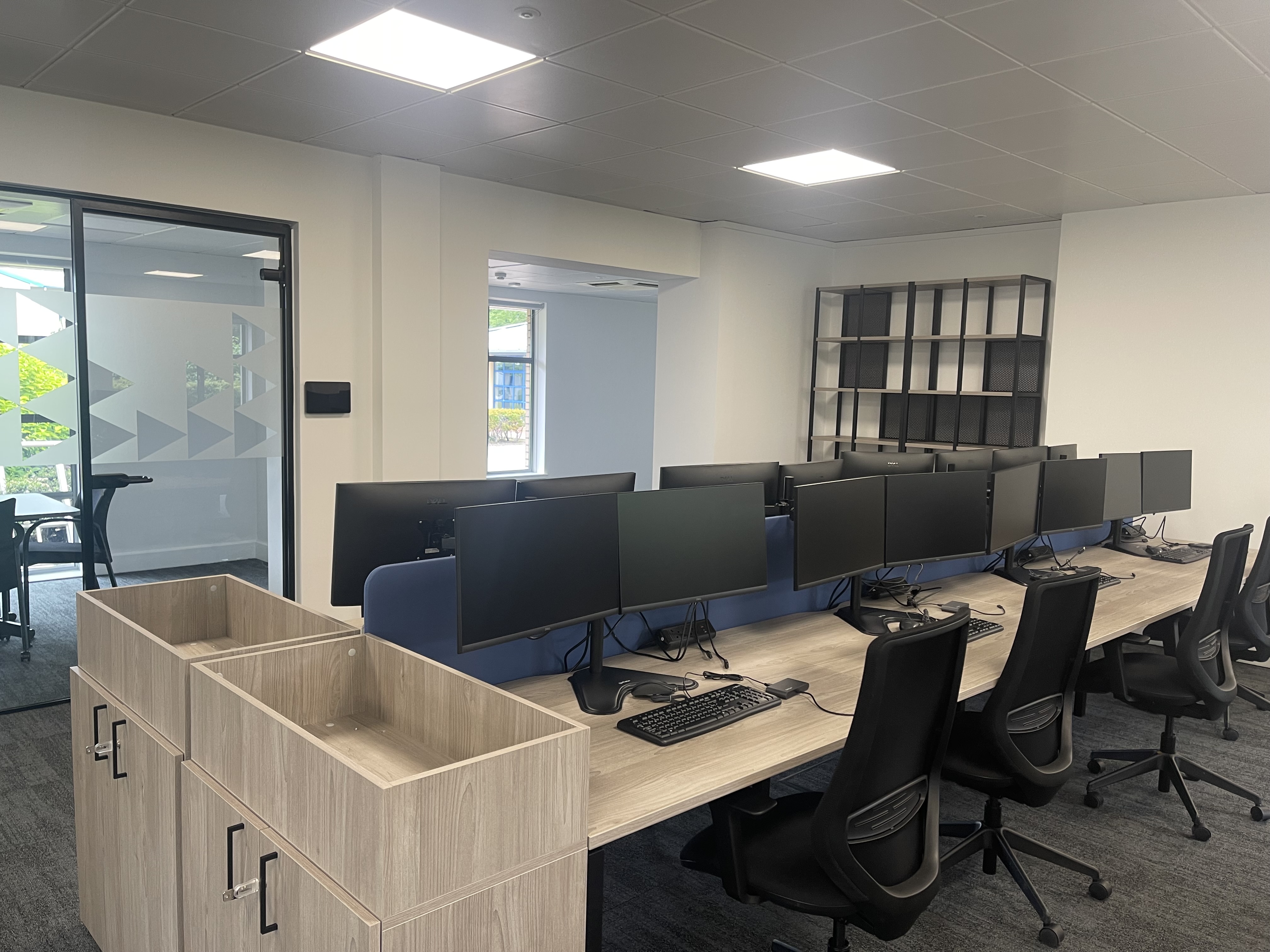 Clean office workstations and desks