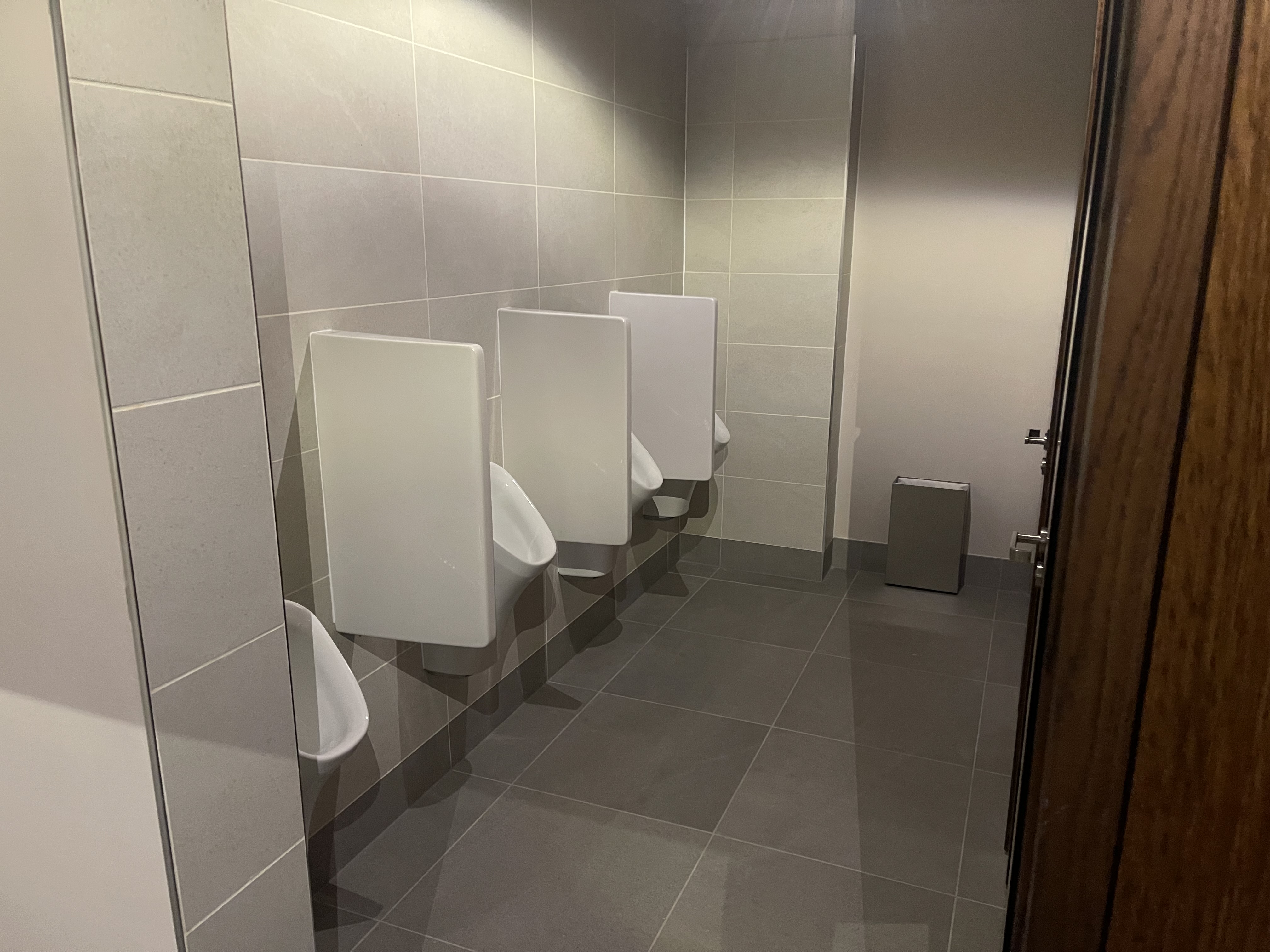 Completed clean in a visitor venue washroom